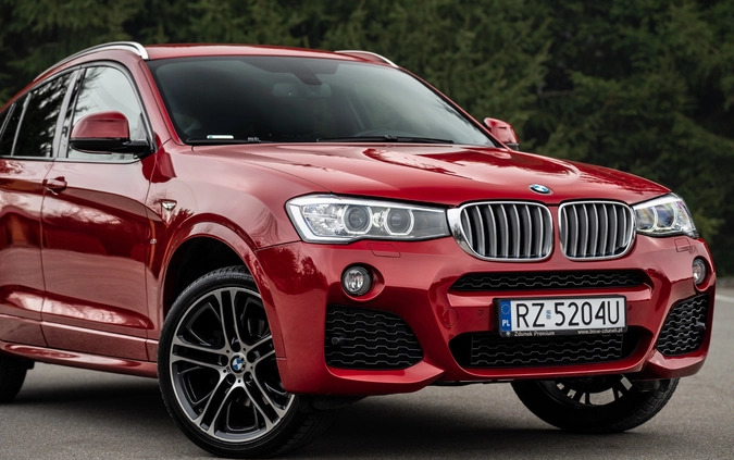 BMW X4 cena 124000 przebieg: 75000, rok produkcji 2015 z Brzozów małe 781